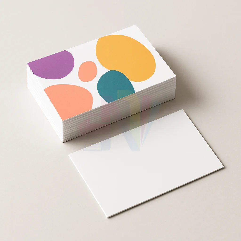 24pt Soft Touch Laminated Business Cards 2 Side