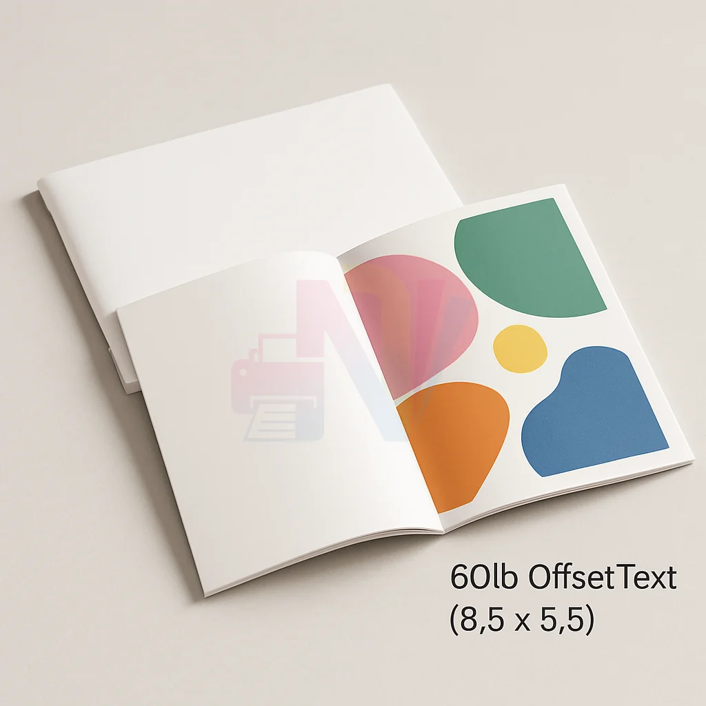Booklets - 60lb Offset Text (8.5 x 5.5)