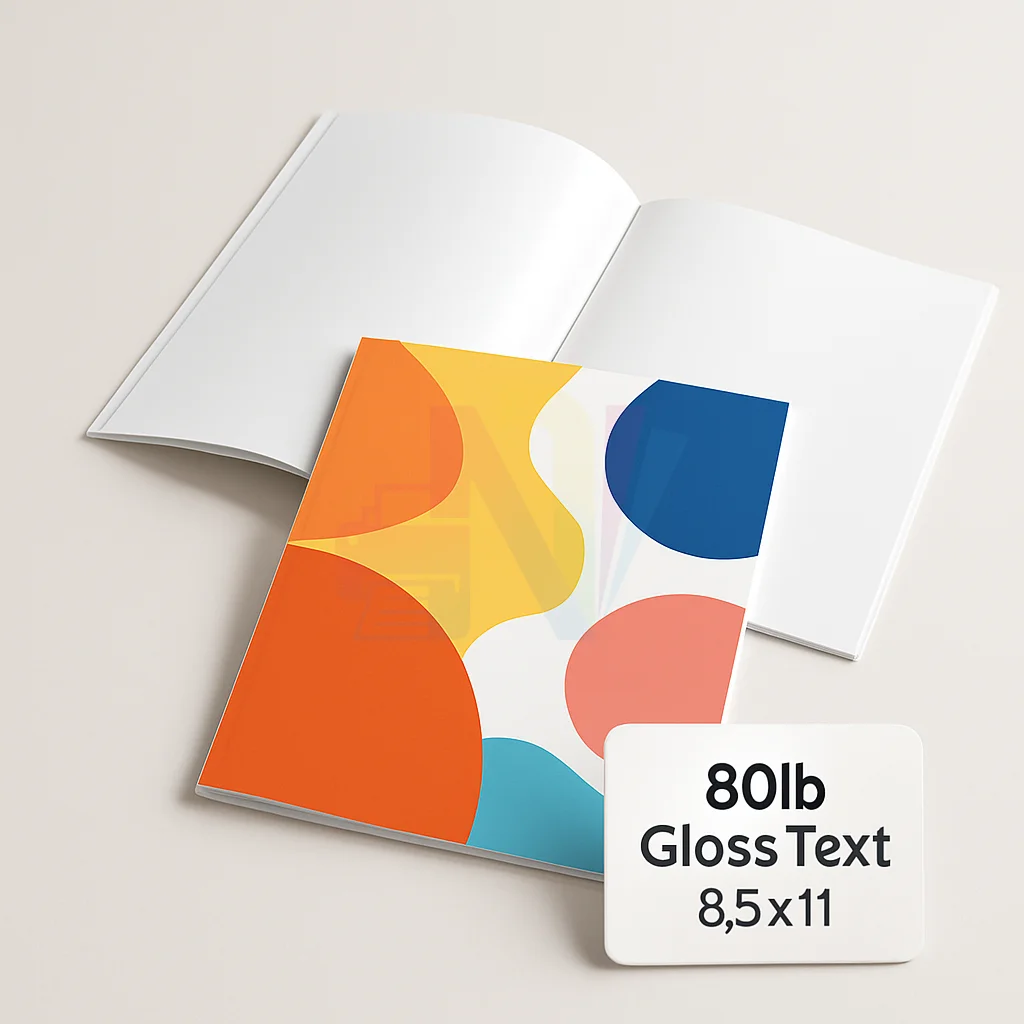 Booklets - 80lb Gloss Text (8.5 x 11)