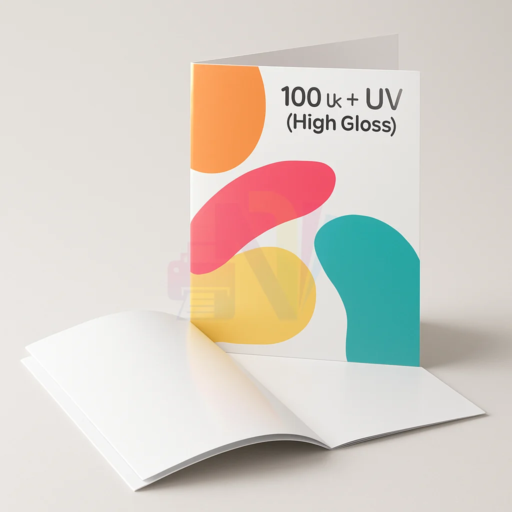 Brochures - 100lb + UV (High Gloss)