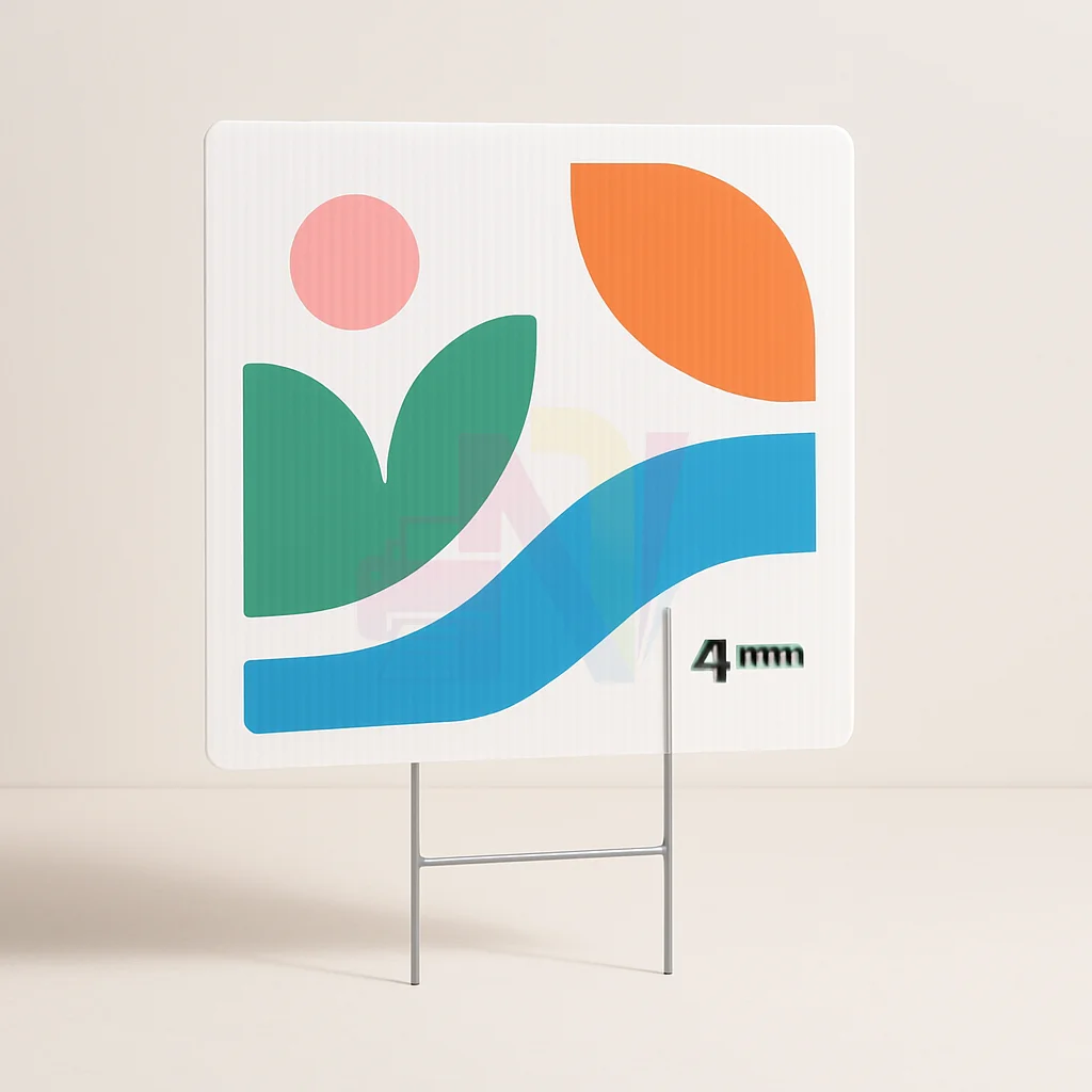 Coroplast Signs &amp; Yard Signs - 4mm Coroplast (Yard signs)
