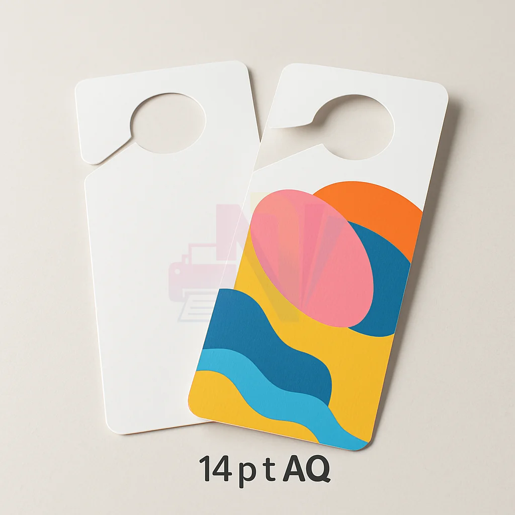 Door Hangers - 14pt + AQ