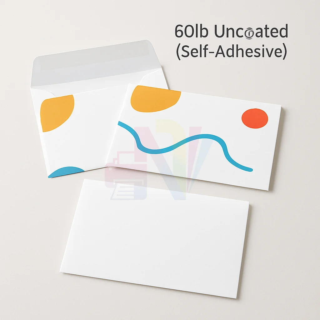 Envelopes - 60lb Uncoated (Self-Adhesive)