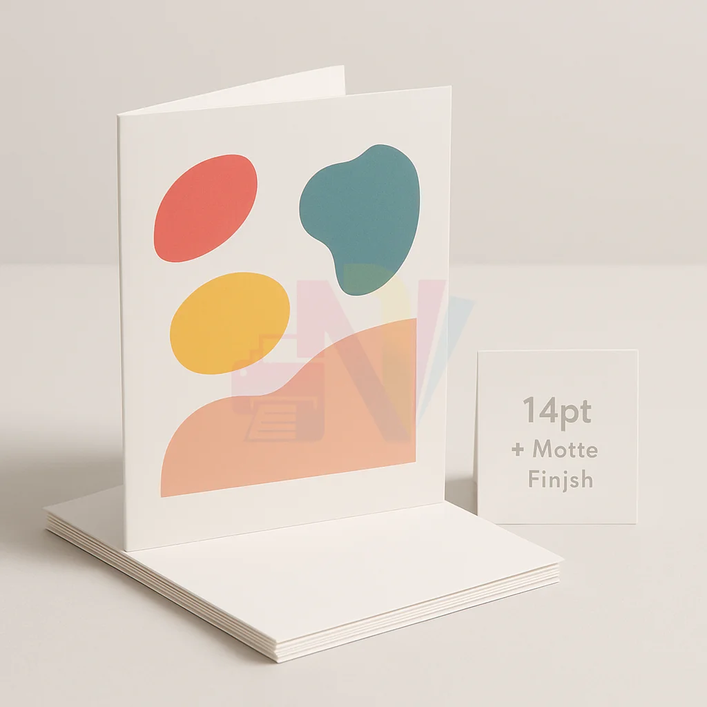Greeting Cards - 14pt + Matte Finish