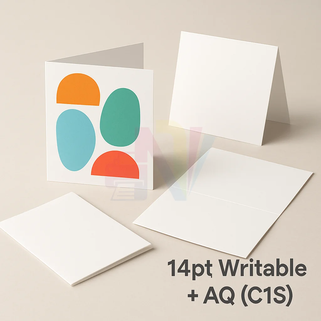 Greeting Cards - 14pt Writable + AQ (C1S)