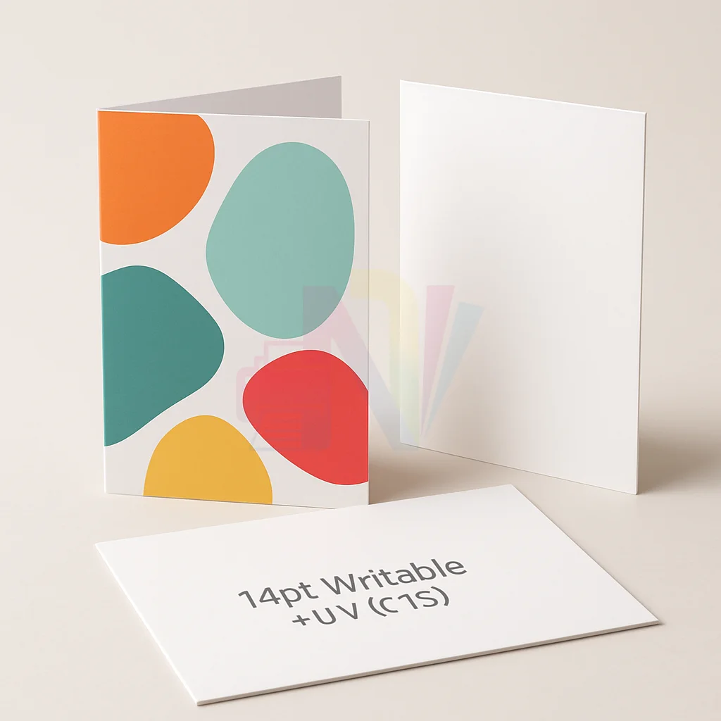 Greeting Cards - 14pt Writable + UV (C1S)