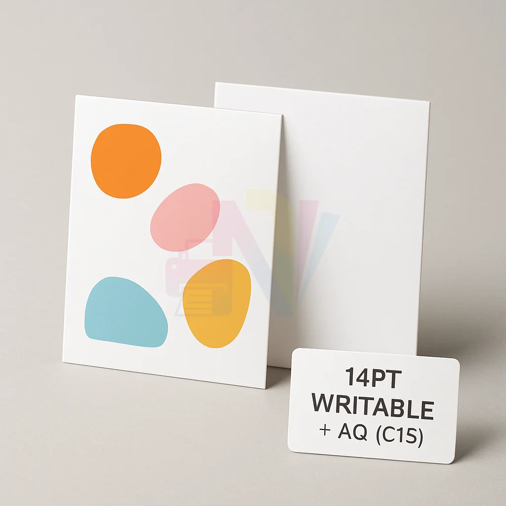 Invitations / Announcements - 14pt Writable + AQ (C1S)