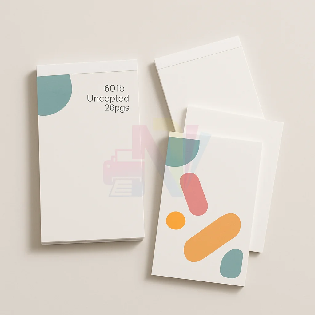 Notepads - 60lb Uncoated 25pgs