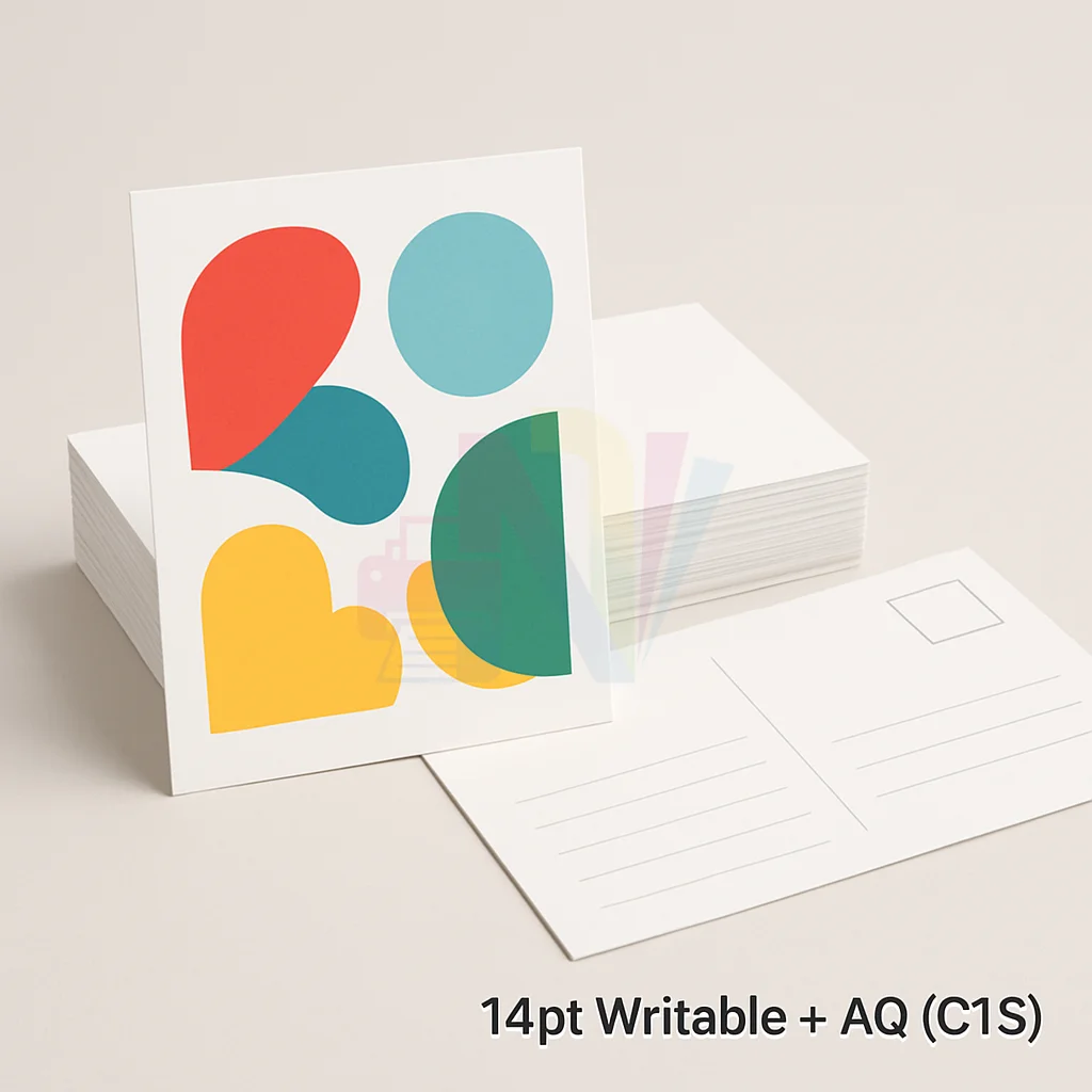 Postcards - 14pt Writable + AQ (C1S)
