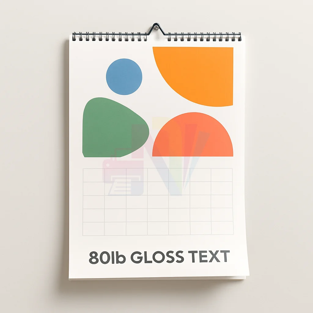 Wall Calendars - 80lb Gloss Text
